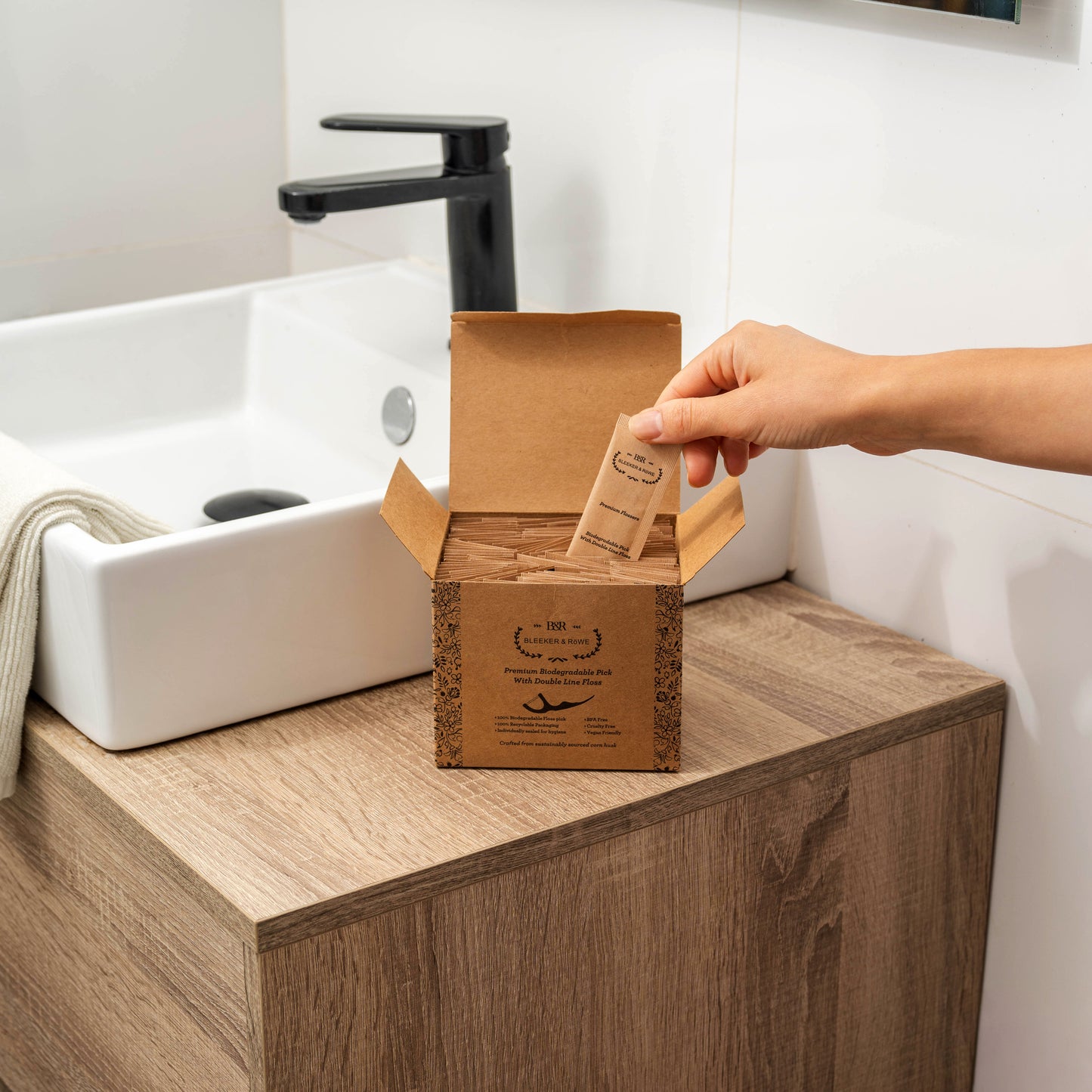 Premium Biodegradable Floss Picks