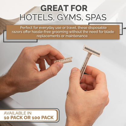 Eco Friendly Biodegradable Disposable Razors