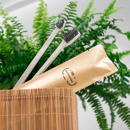Eco Friendly Pet Toothbrushes, Individually Wrapped, Recyclable Packaging