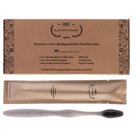 Premium 100% Biodegradable Toothbrushes